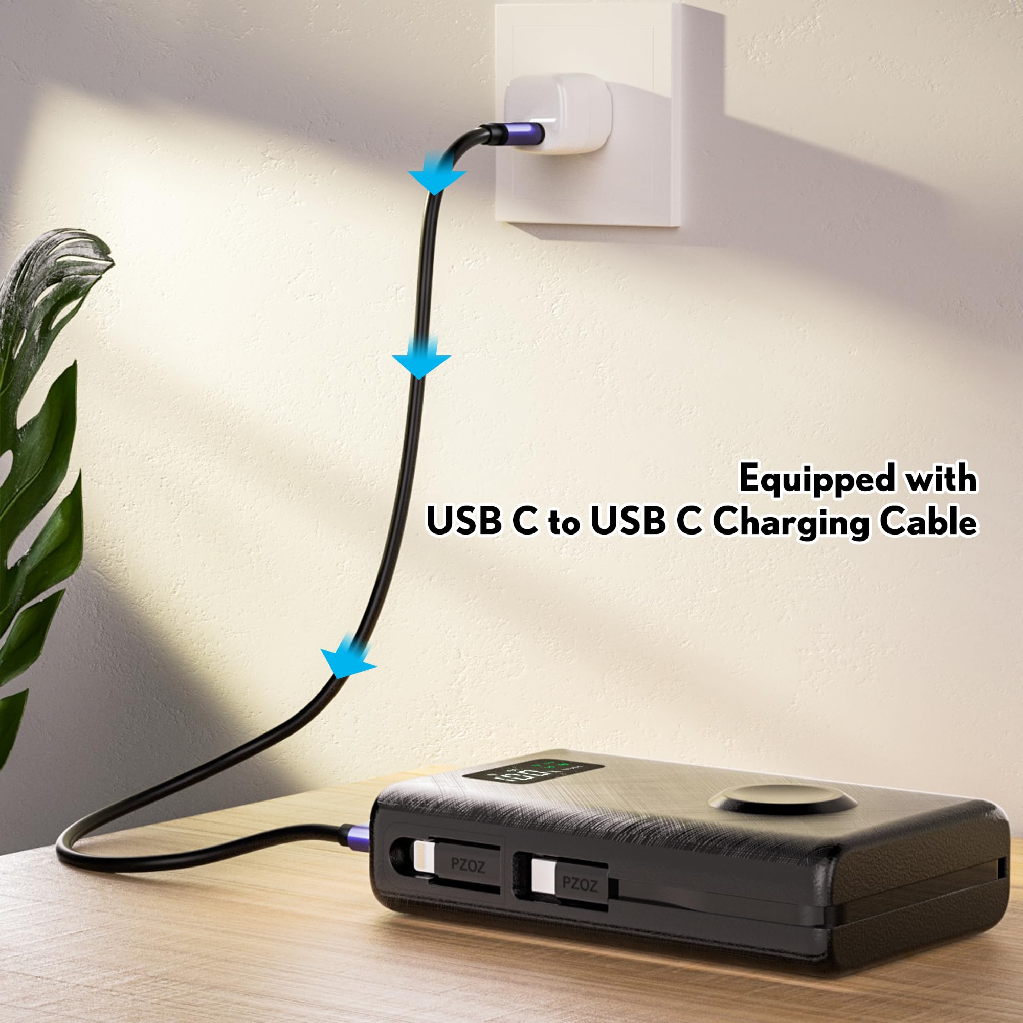 Amazon.com: pzoz 20000mAh Portable Power Bank Powerbank with Apple